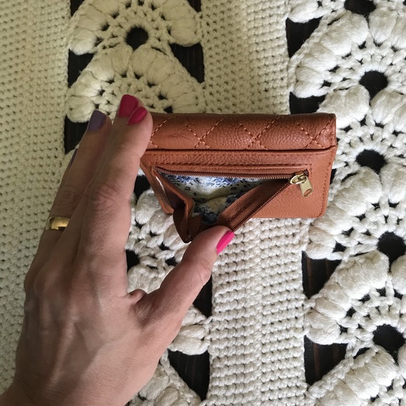 Icing Quilted Wallet With Adorable Gold Bow - Picture 12 of 16